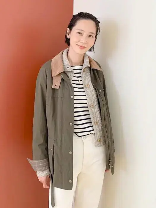 프론트로우 Belted Technical Field Jacket S