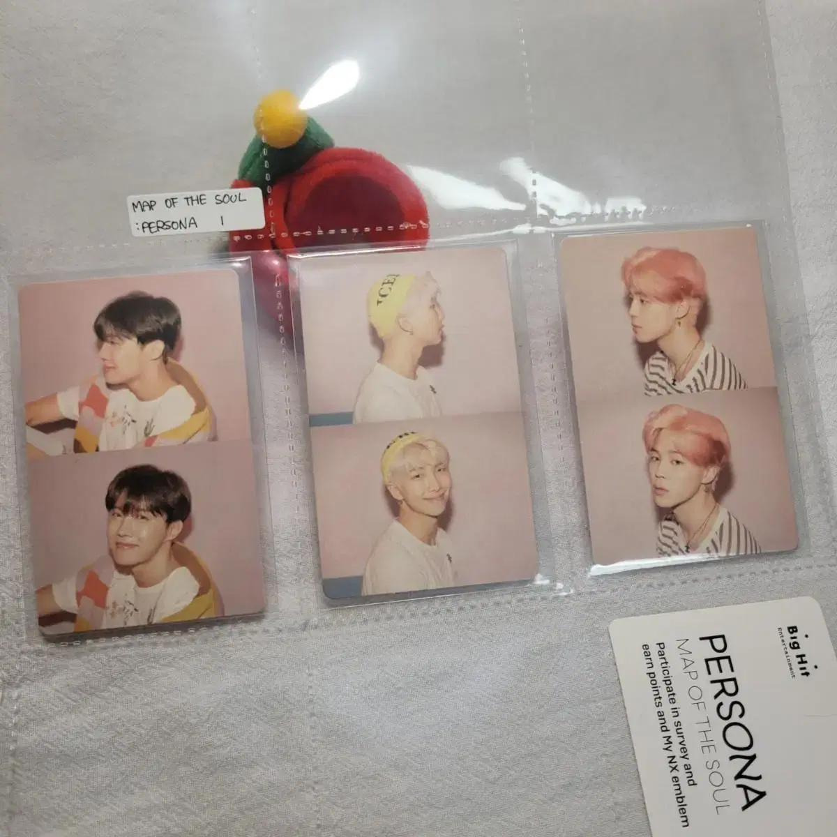 Bangtan Hoseok Nam Jun jimin persona1 photocard