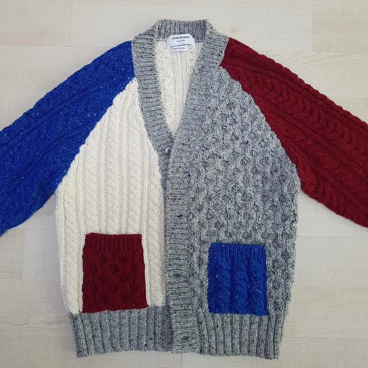 [100]Genuine Thom Browne Pretzel Knit Cardigan