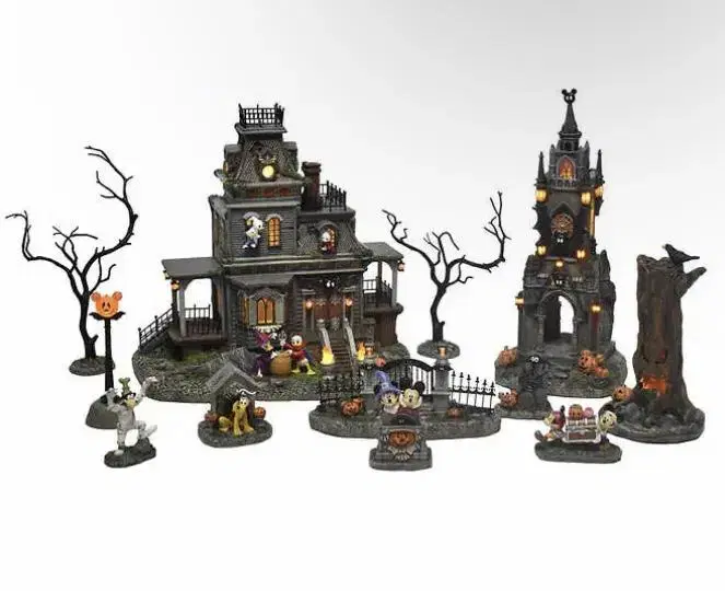 New Disney Halloween Figurine Set