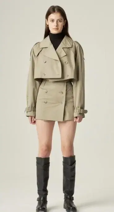 Spun Glory Trench Coat