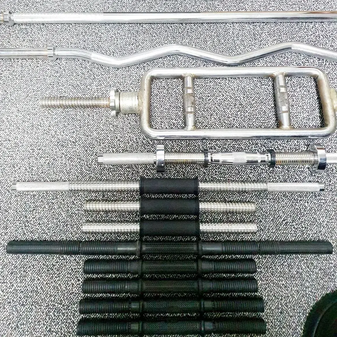 각종 헬스 홈트 운동기구 용품 바벨 봉 원판