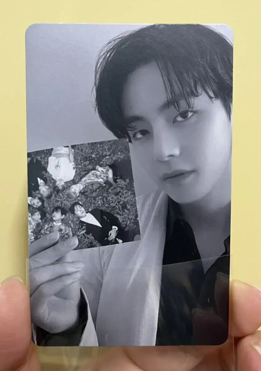 proof album taehyung photocard proof v photo card