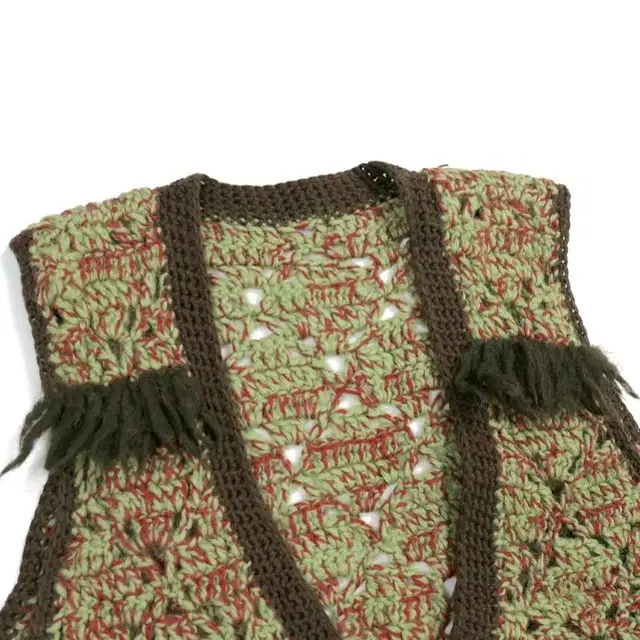 vintage knitting vest