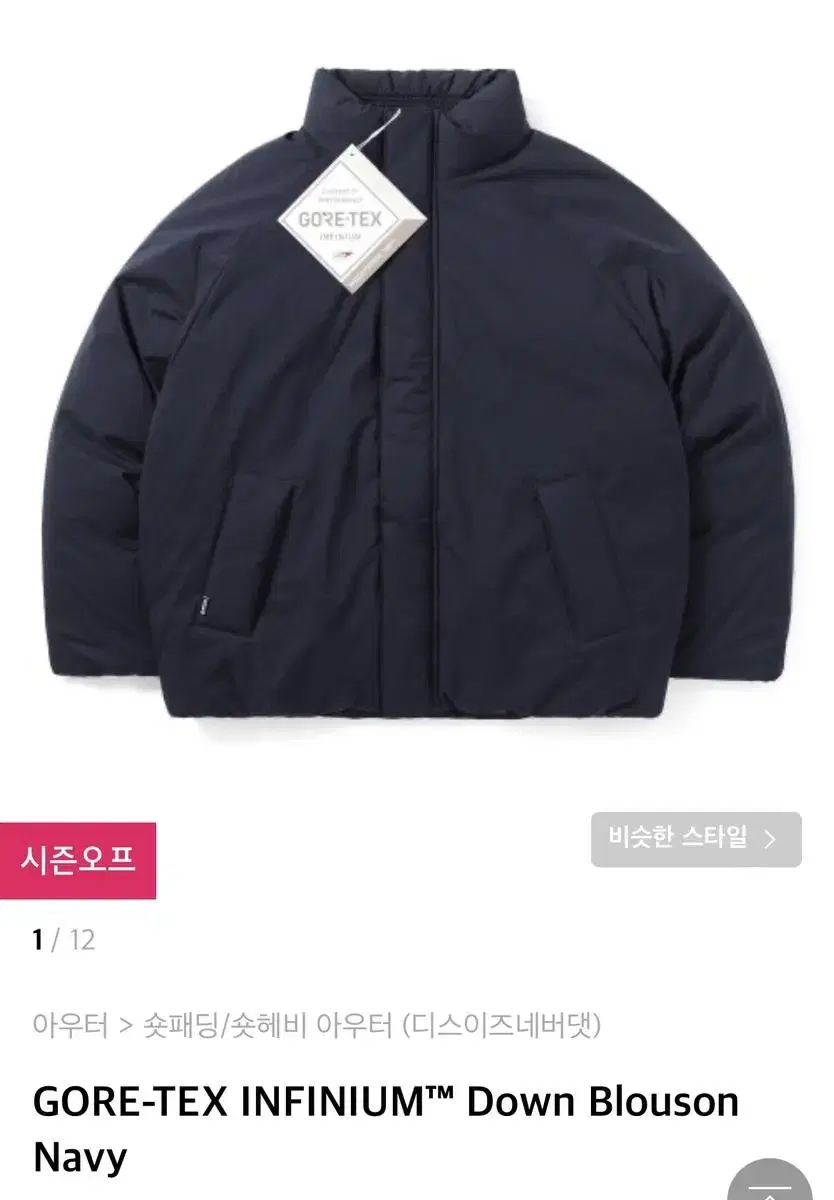 Dinedat Gore-Tex Padded Navy XL