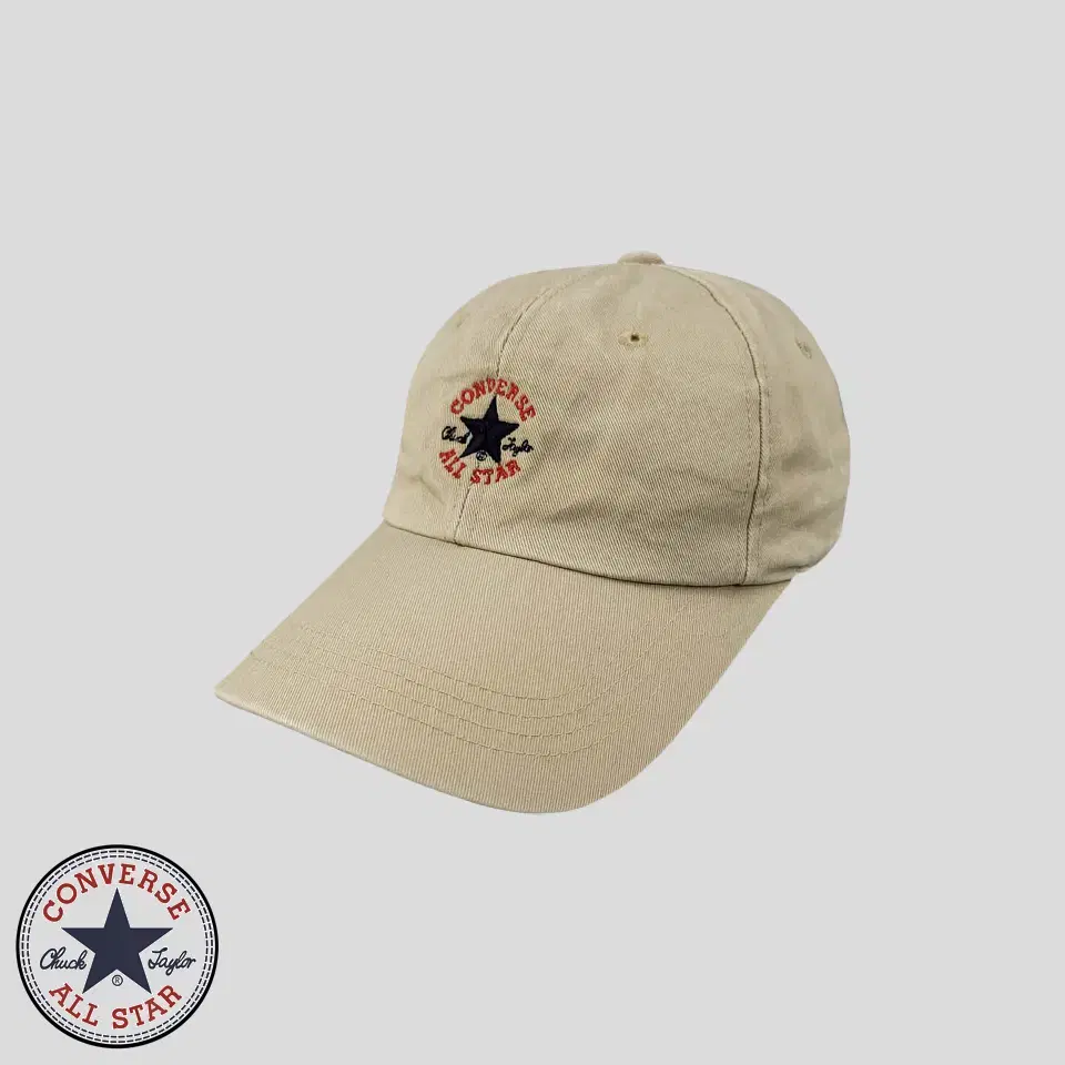 Converse Pigment Beige Embroidered Casual Baseball Cap FREE