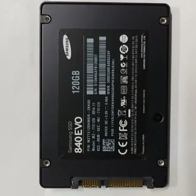 삼성 SSD 840EVO 120GB 하드디스크