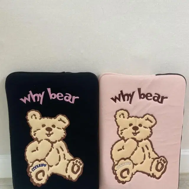 쿨키즈타운 why bear classic laptop pouch 15