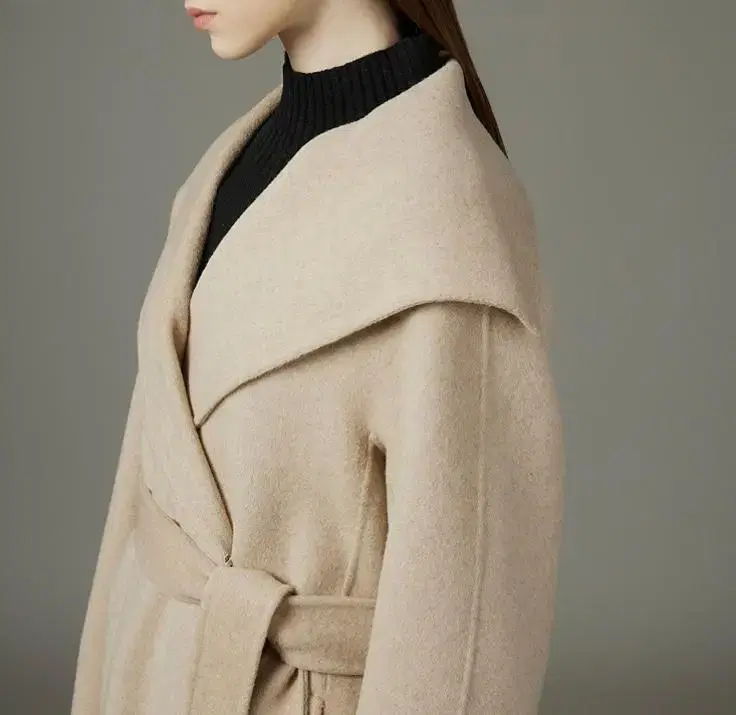 Shizumi Cashmere Belted Coat (SWHCTL41180)