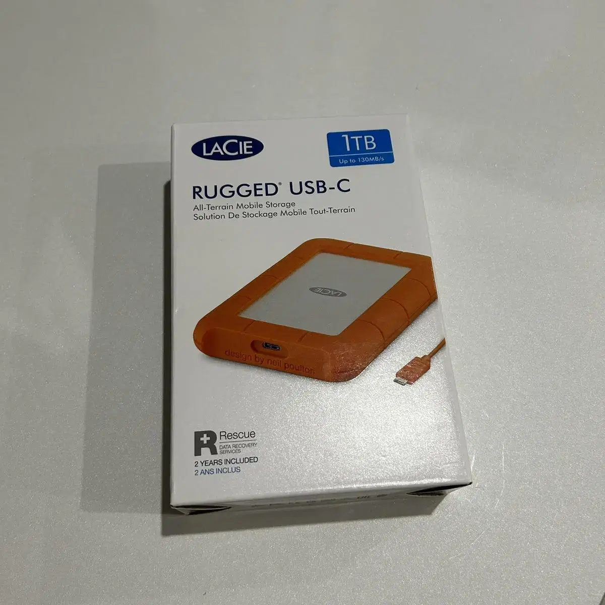 (미개봉)씨게이트 라씨 Rugged USB-C 외장하드 1TB