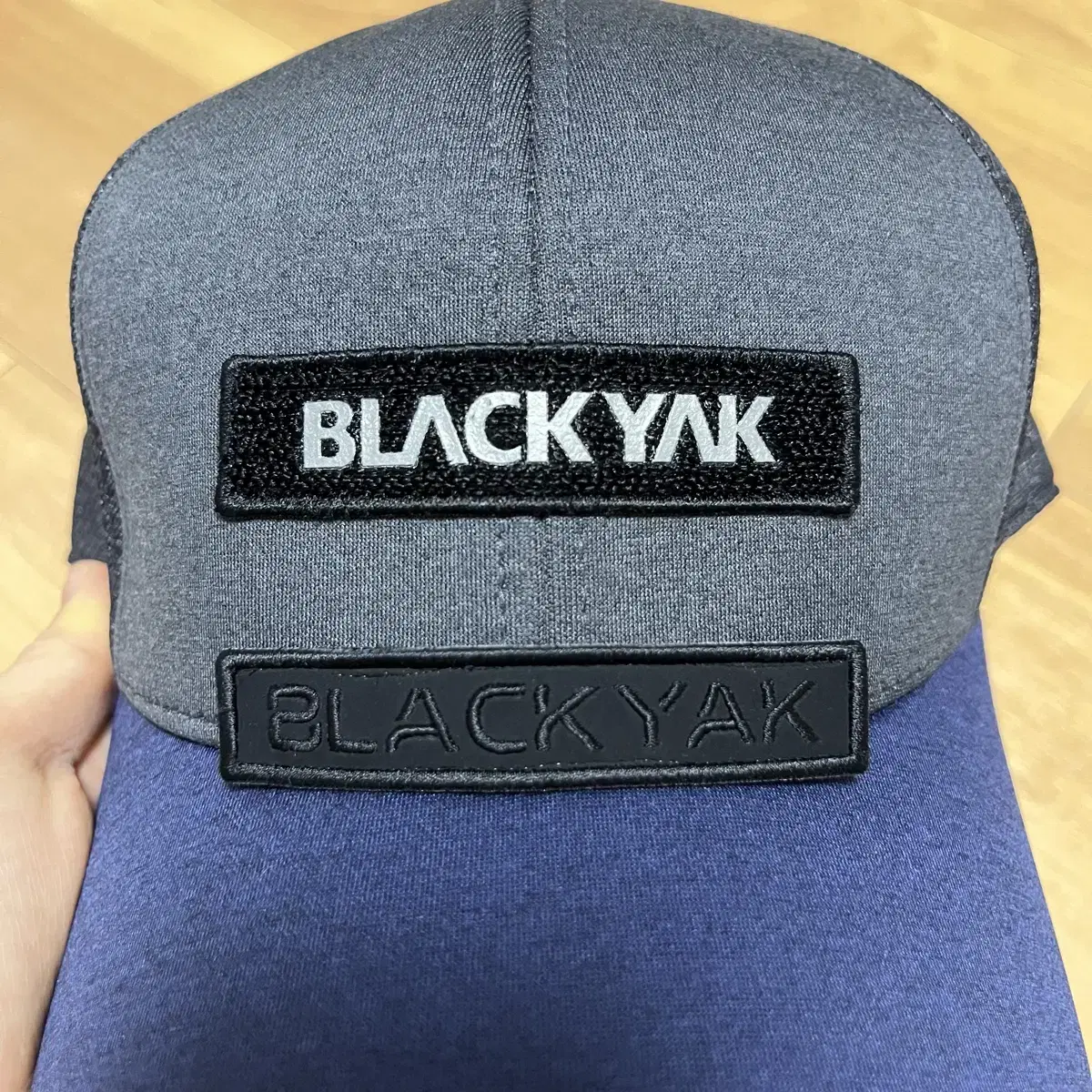 블랙야크 (BLACKYAK) 모자 벨크로 로고 볼캡