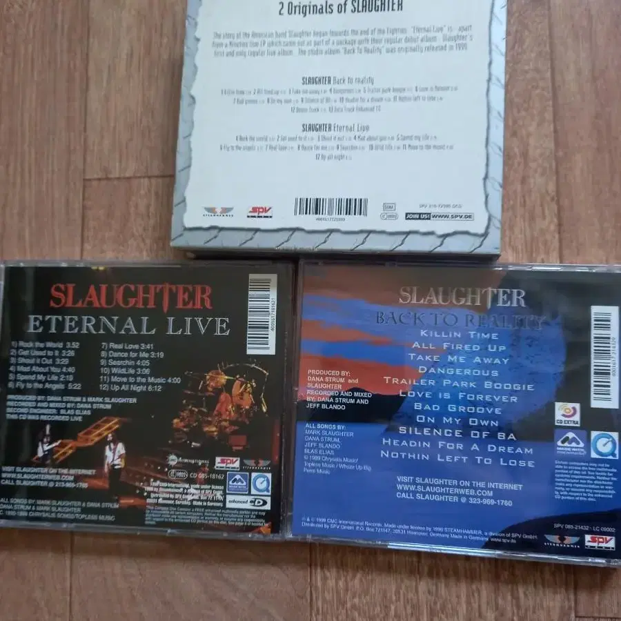 slaughter 2cd box 수입 시디