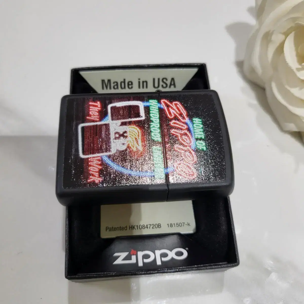 정품 48455 ZIPPO DESIGN 미개봉 새 지포라이터