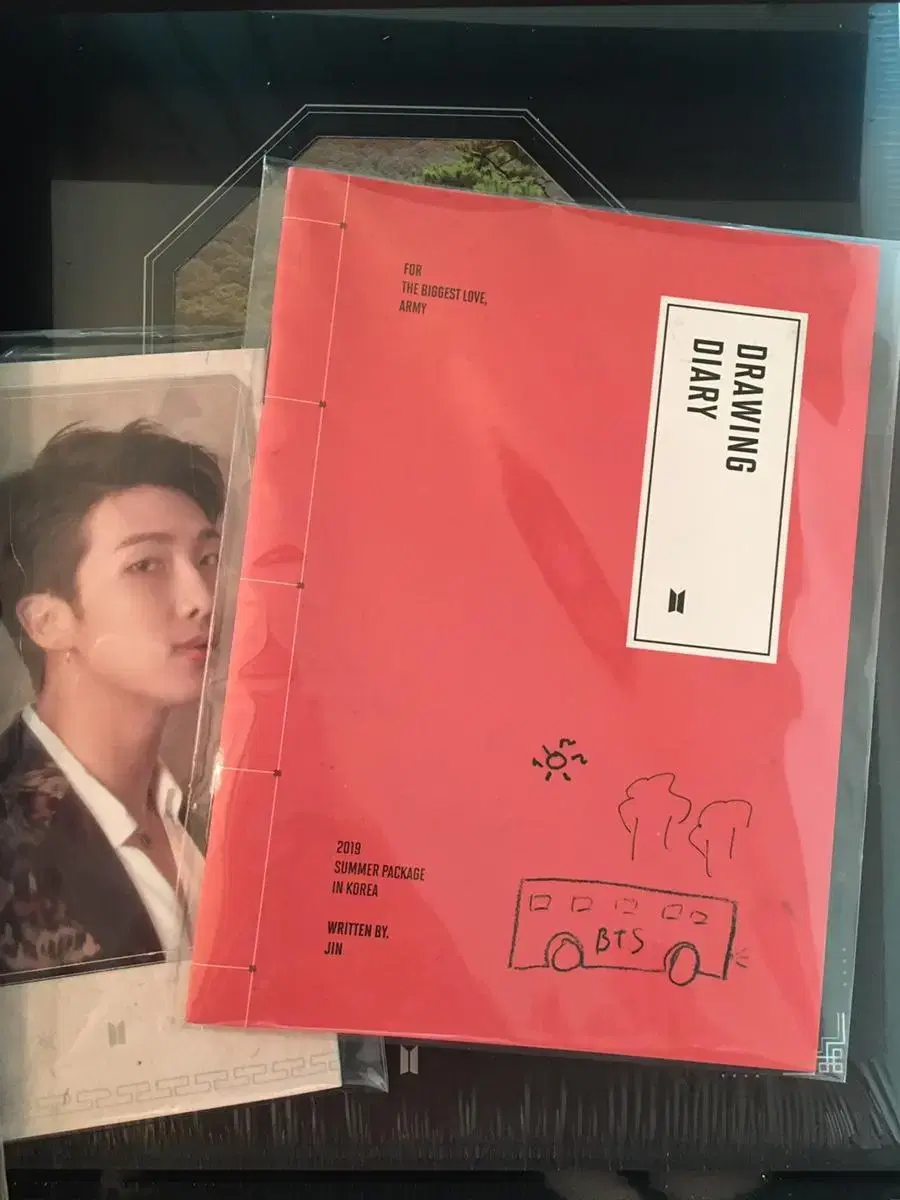 방탄소년단 BTS 2019 썸머패키지 미사용 풀셋(드로잉북 석진)