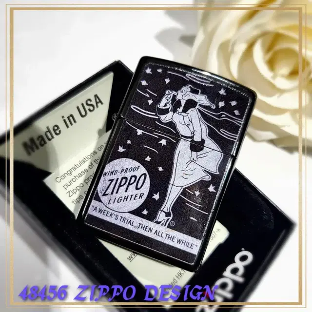 정품 48456 ZIPPO DESIGN 미개봉 새 지포라이터