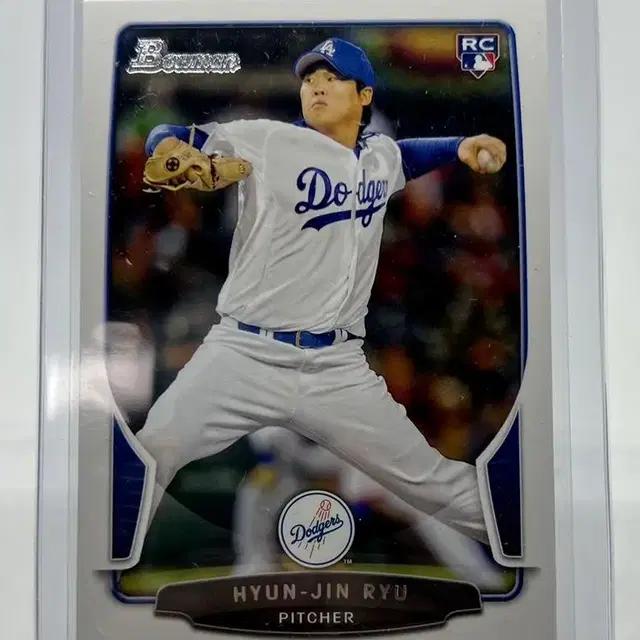 2013 Bowman #218 Ryu Hyunjin RC