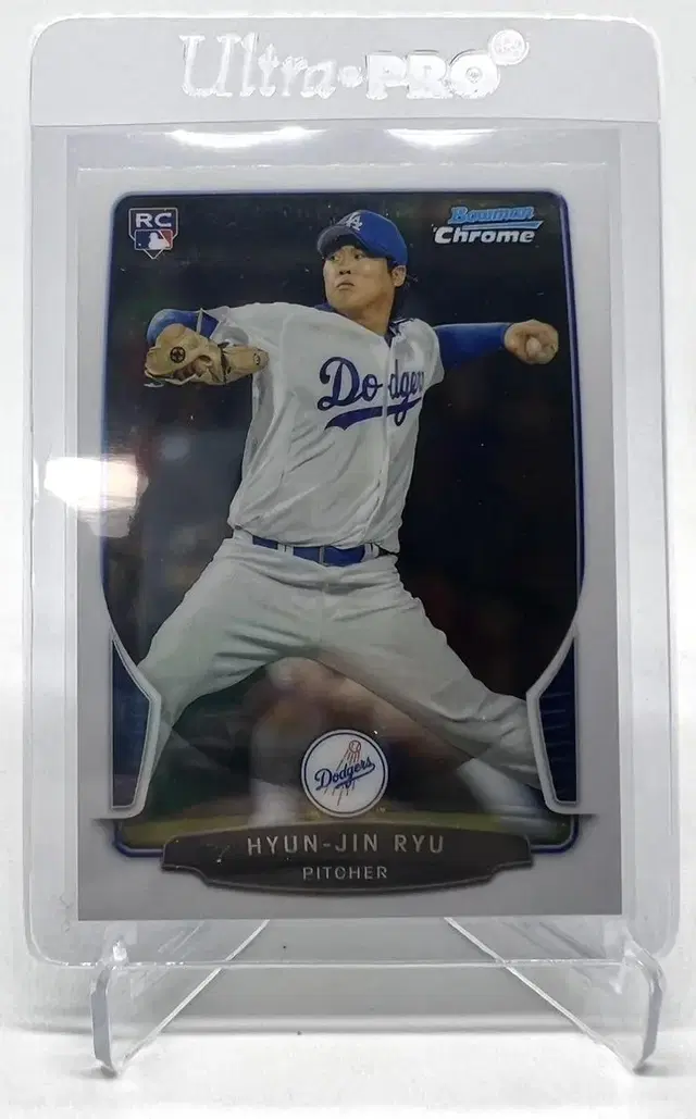 2013 Bowman Chrome #154 Ryu Hyunjin RC