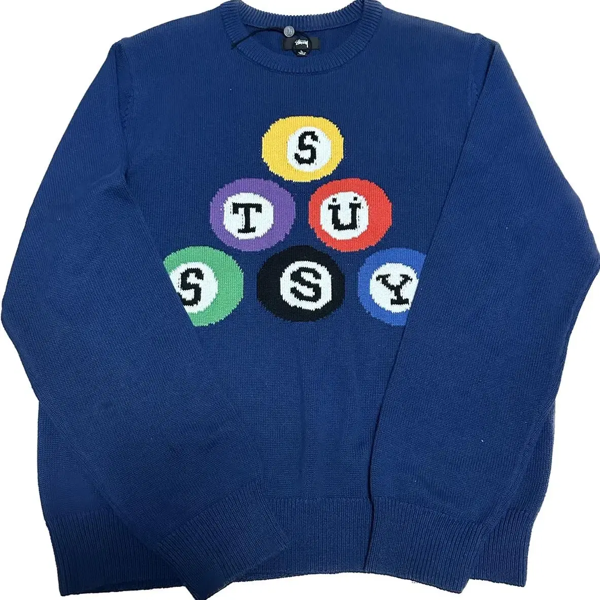 스투시 빌리아드 스웨터 Stussy Billiard