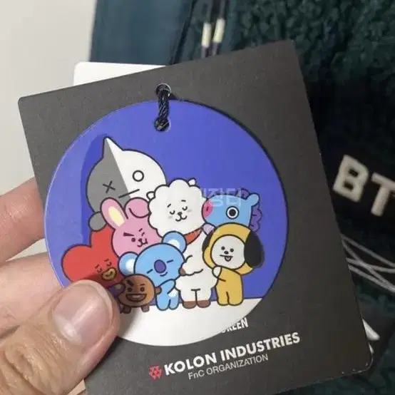 (이번주만이가격)코오롱 스포츠 BT21 MANG 플리스 자켓