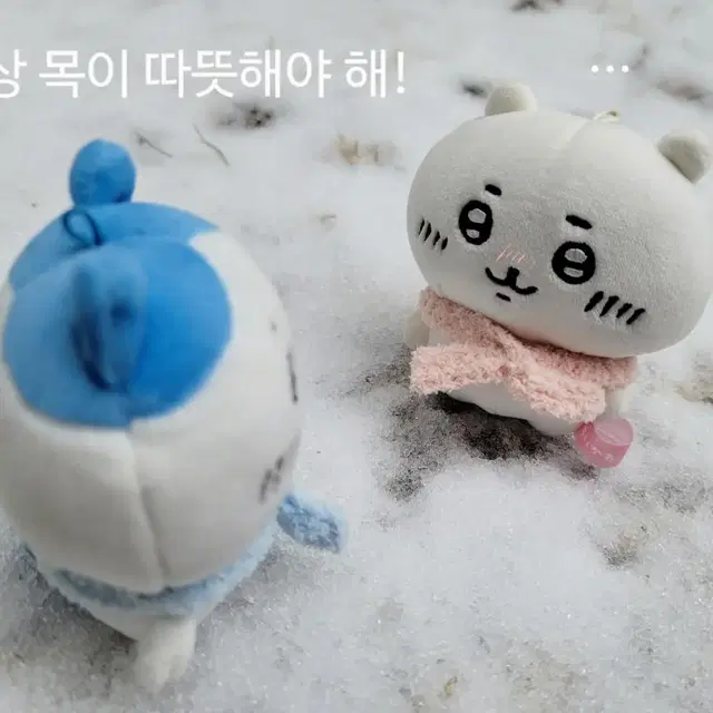 (인형판매x)농담곰 치이카와 인형옷 뜨개목도리