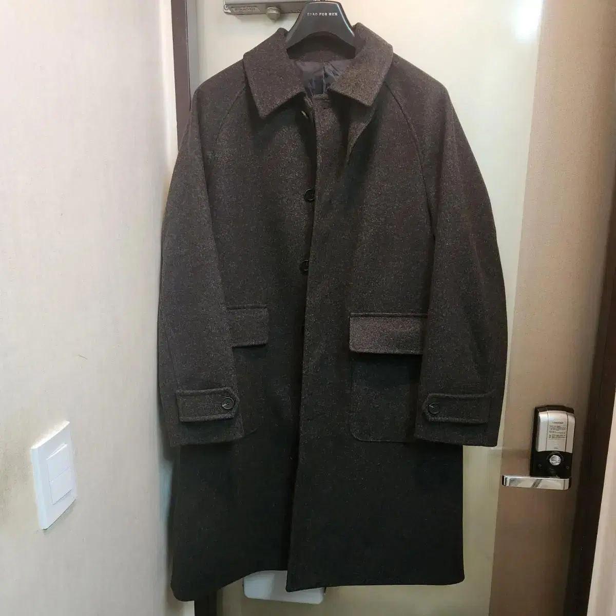 Spao Balmacan Coat Charcoal L