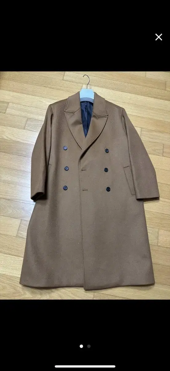 Coeur Overcoat Double Long Coat Cashmere (tan brown)