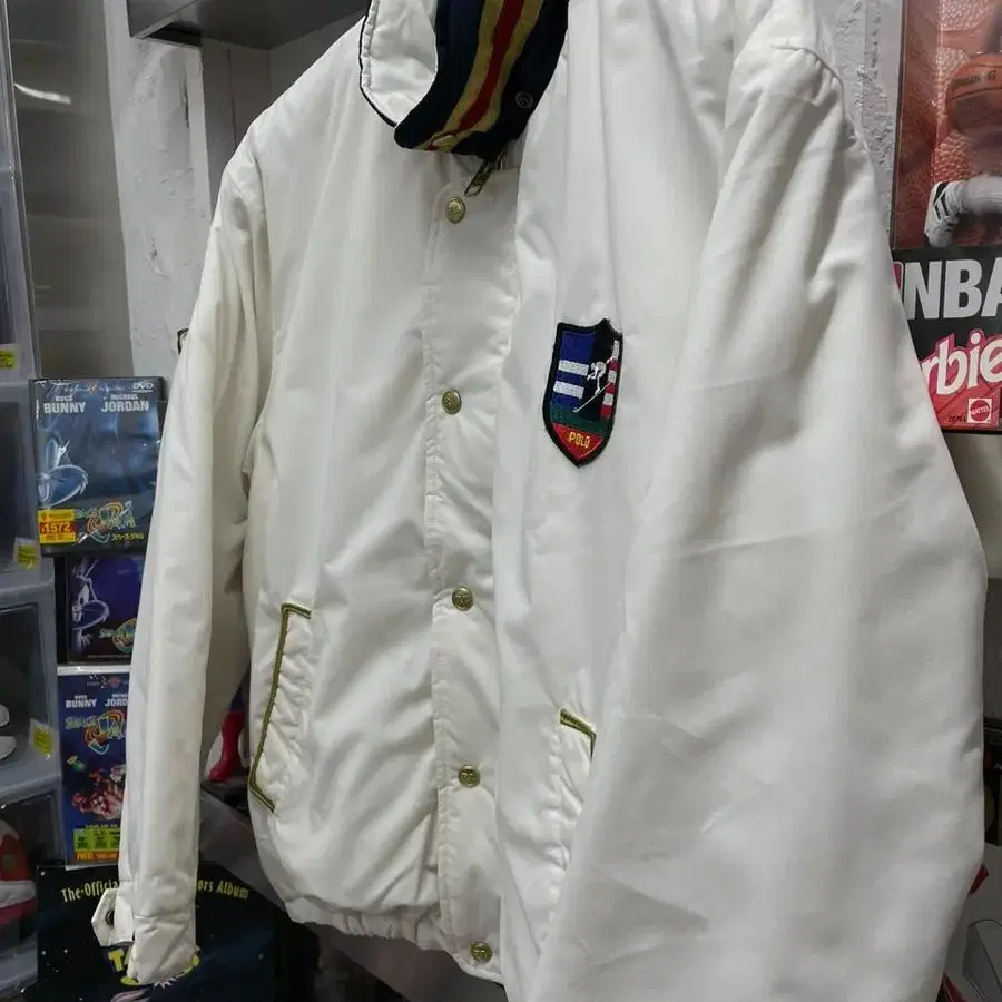 90s polo suicide ski jacket white 폴로 스키