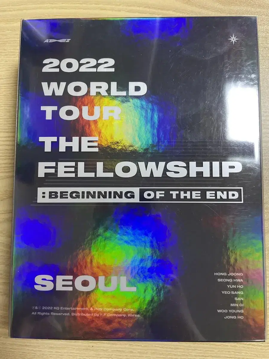 ateez 2022 The Fellowship dvd I transfer to you