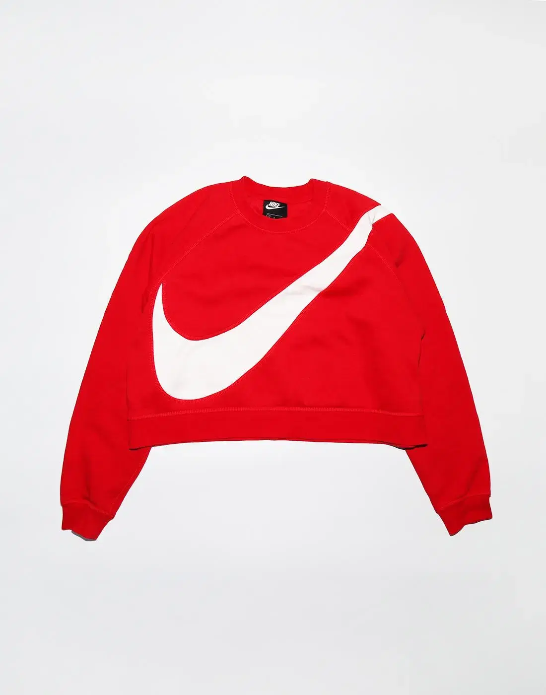 NIKE W NSW BIG Swoosh Cropped Sweatshirt