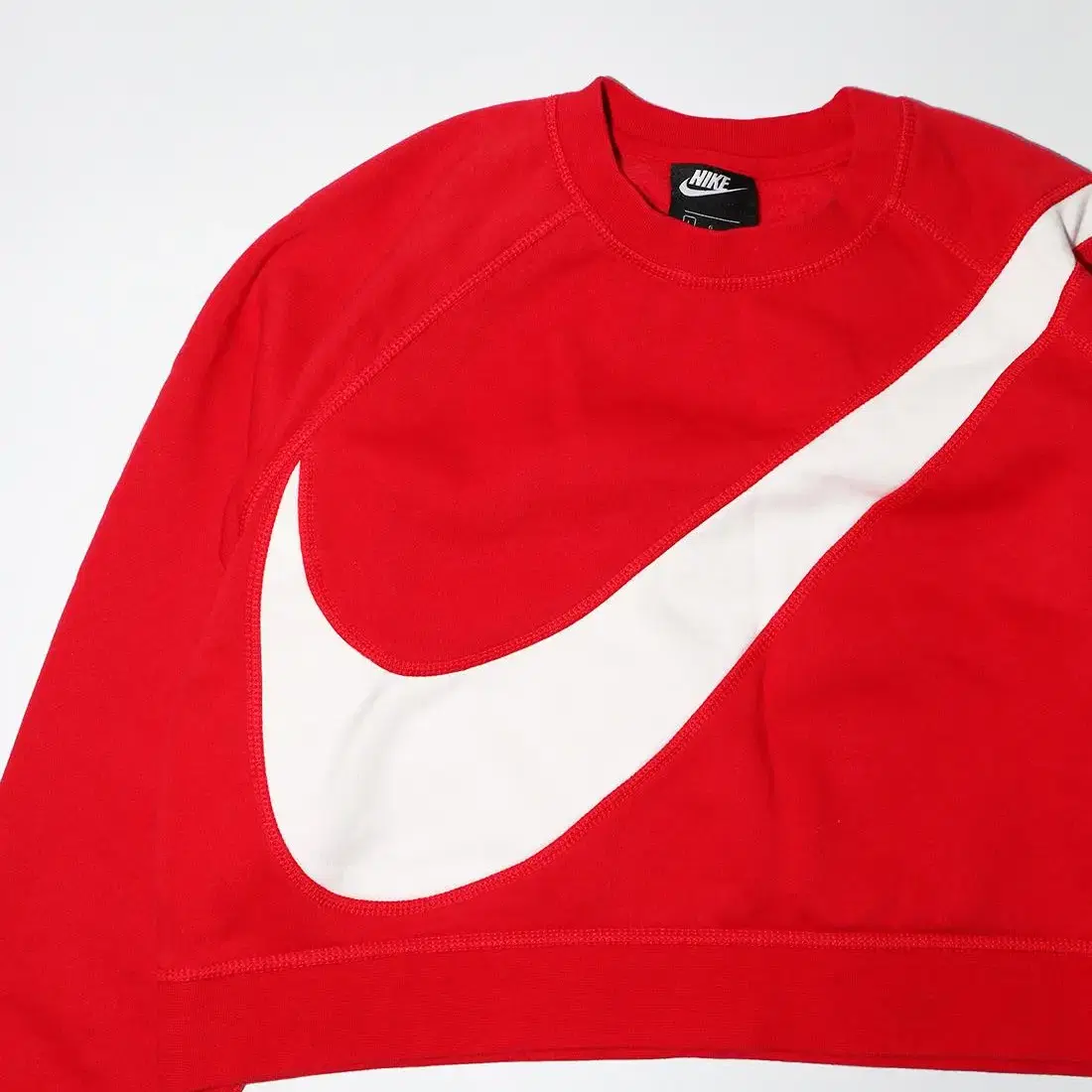 NIKE W NSW BIG Swoosh Cropped Sweatshirt