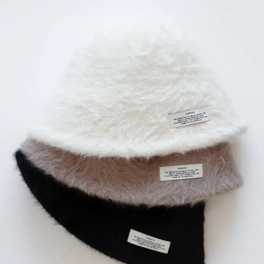 [생긴] soft fur hat(블랙)_새상품