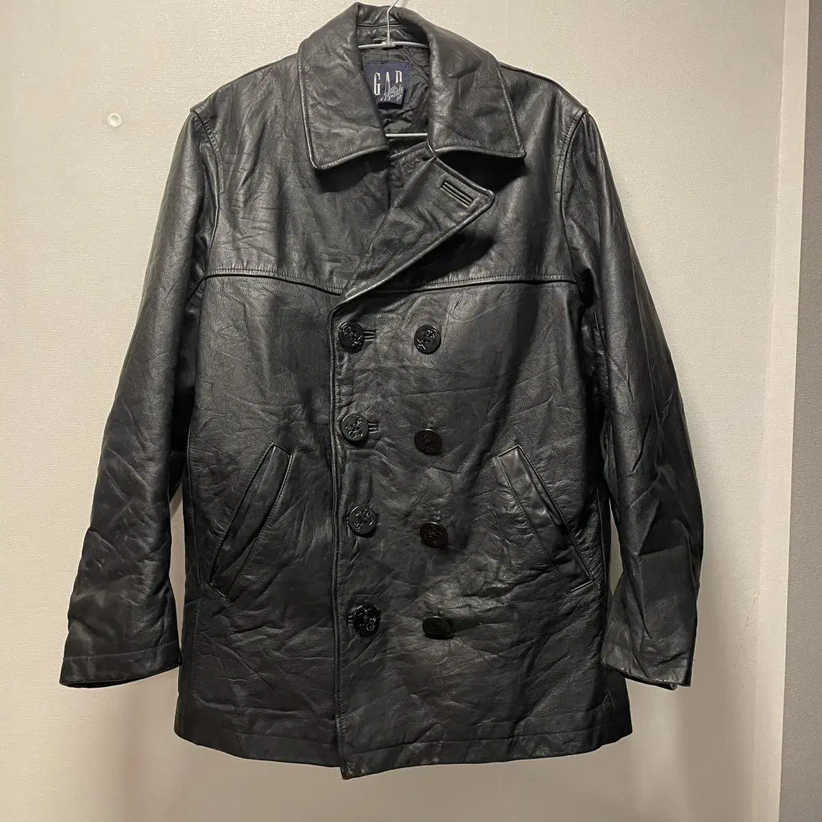 GAP Gap Leather Peacoat