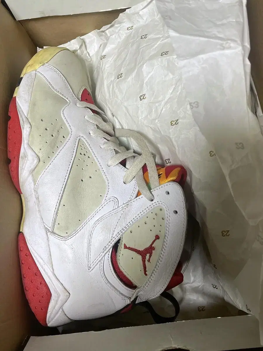 조던7레트로 하레 jordan 7 retro