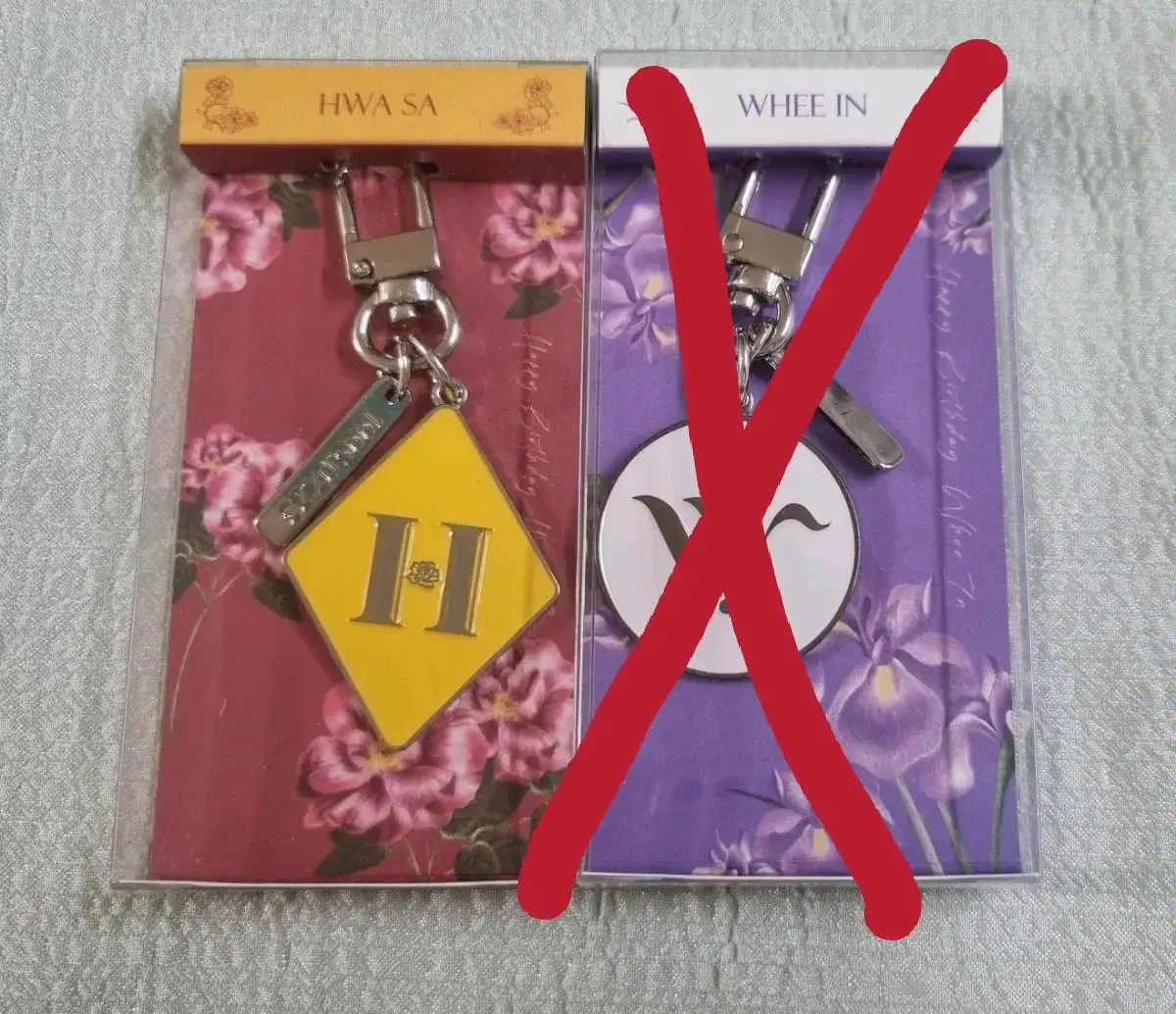 (Shipping included)Hwasa's birthday keyring mamamoo Keyring