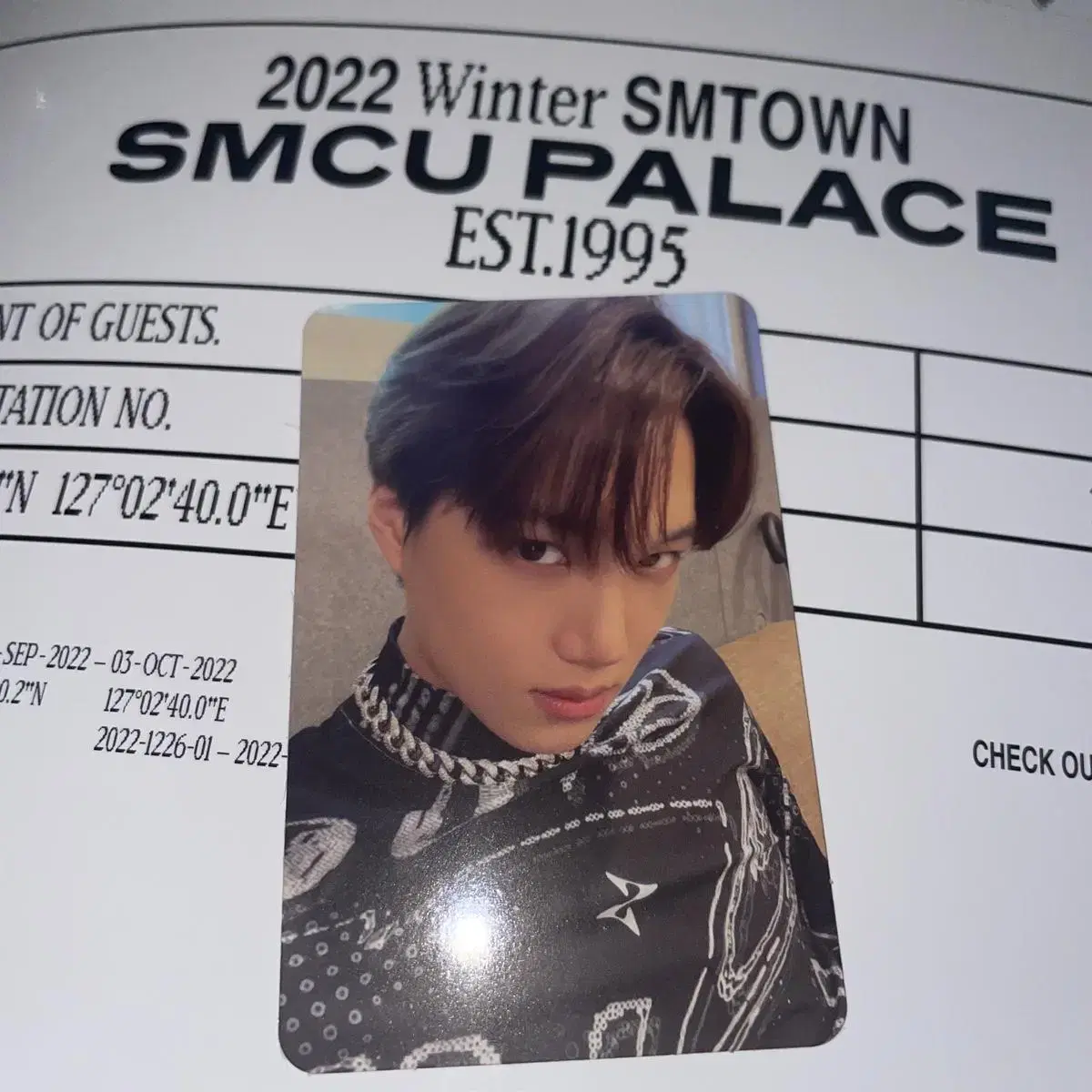 2022 smcu 겨울앨범 윈터앨범 단체 엑소 카이 포카 팔아요 S2