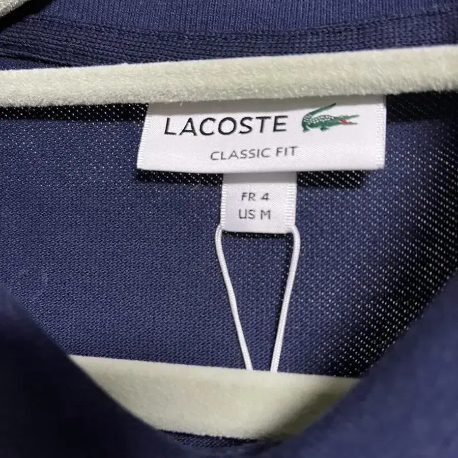 [새상품] LACOSTE 라코스테 남색 긴팔 티