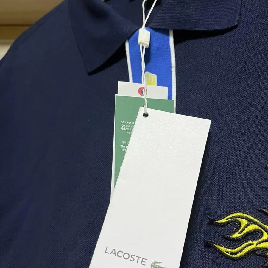 [새상품] LACOSTE 라코스테 남색 긴팔 티