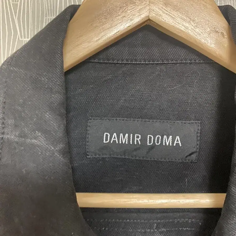 택포함) 다미르도마 Damir Doma 데님 가죽 미니멀 자켓