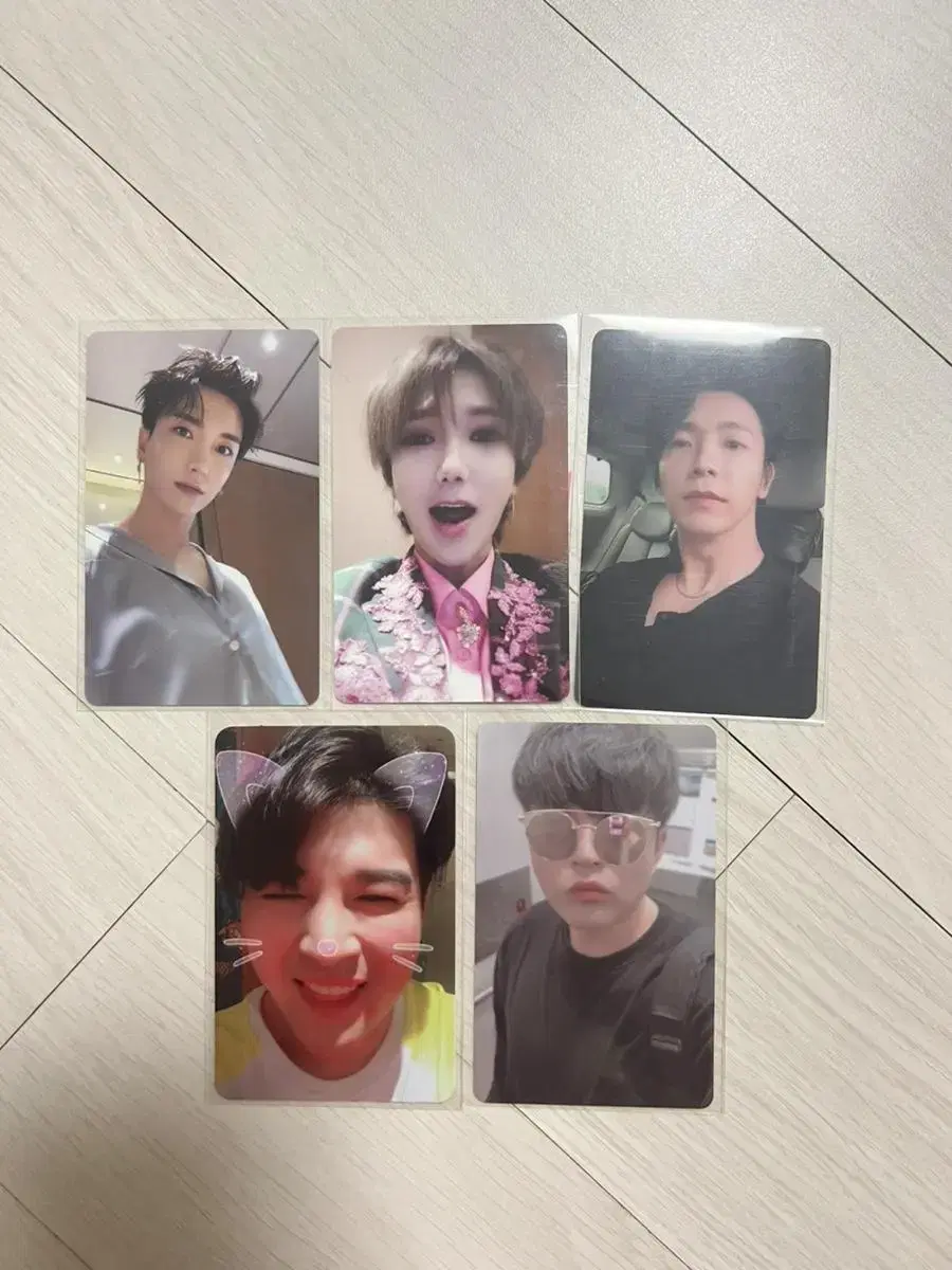 Super Juniors leeteuk yesung donghae shindong photocard