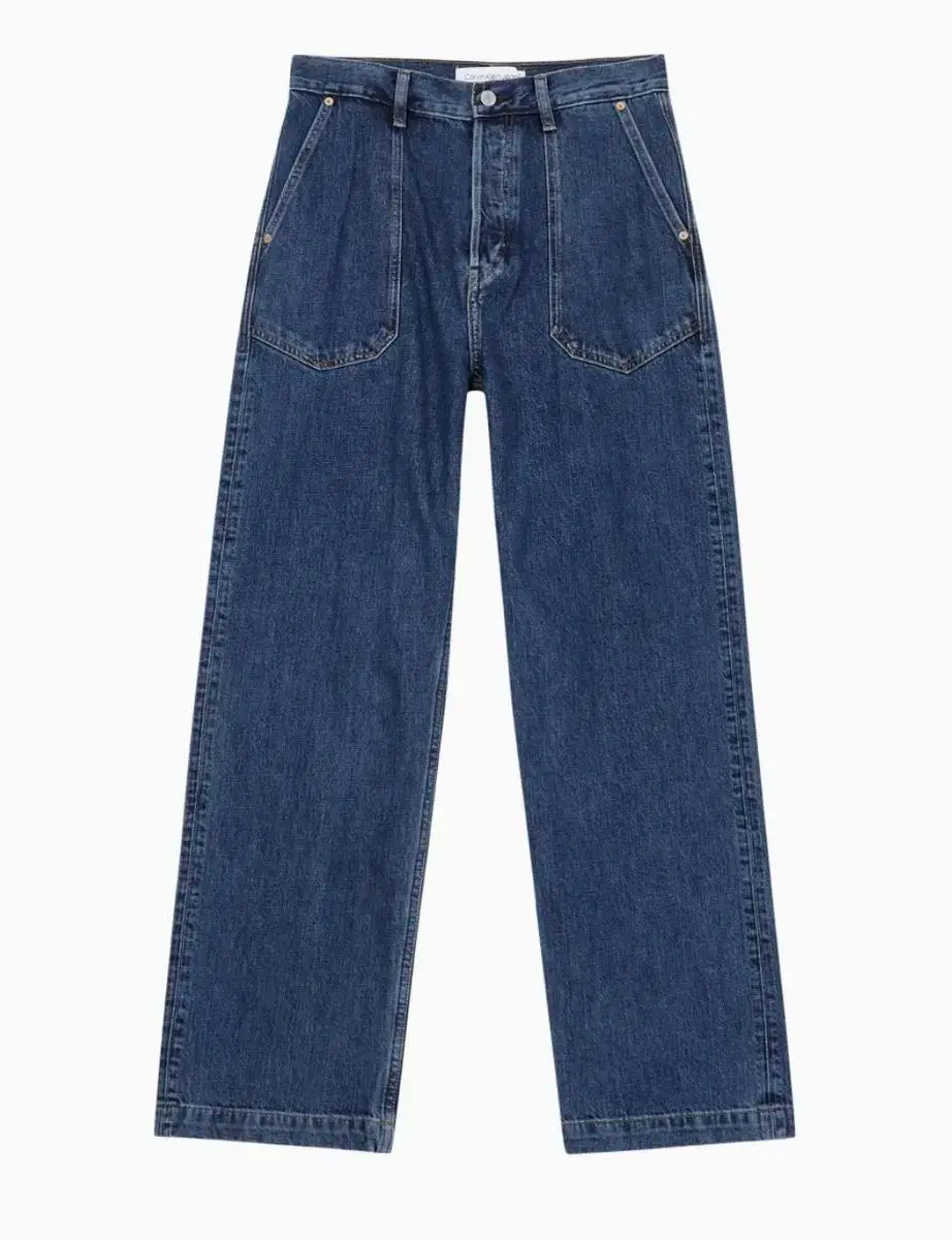 Calvin Klein Stone Indigo Denim jin Relaxed Fit Jeans 26