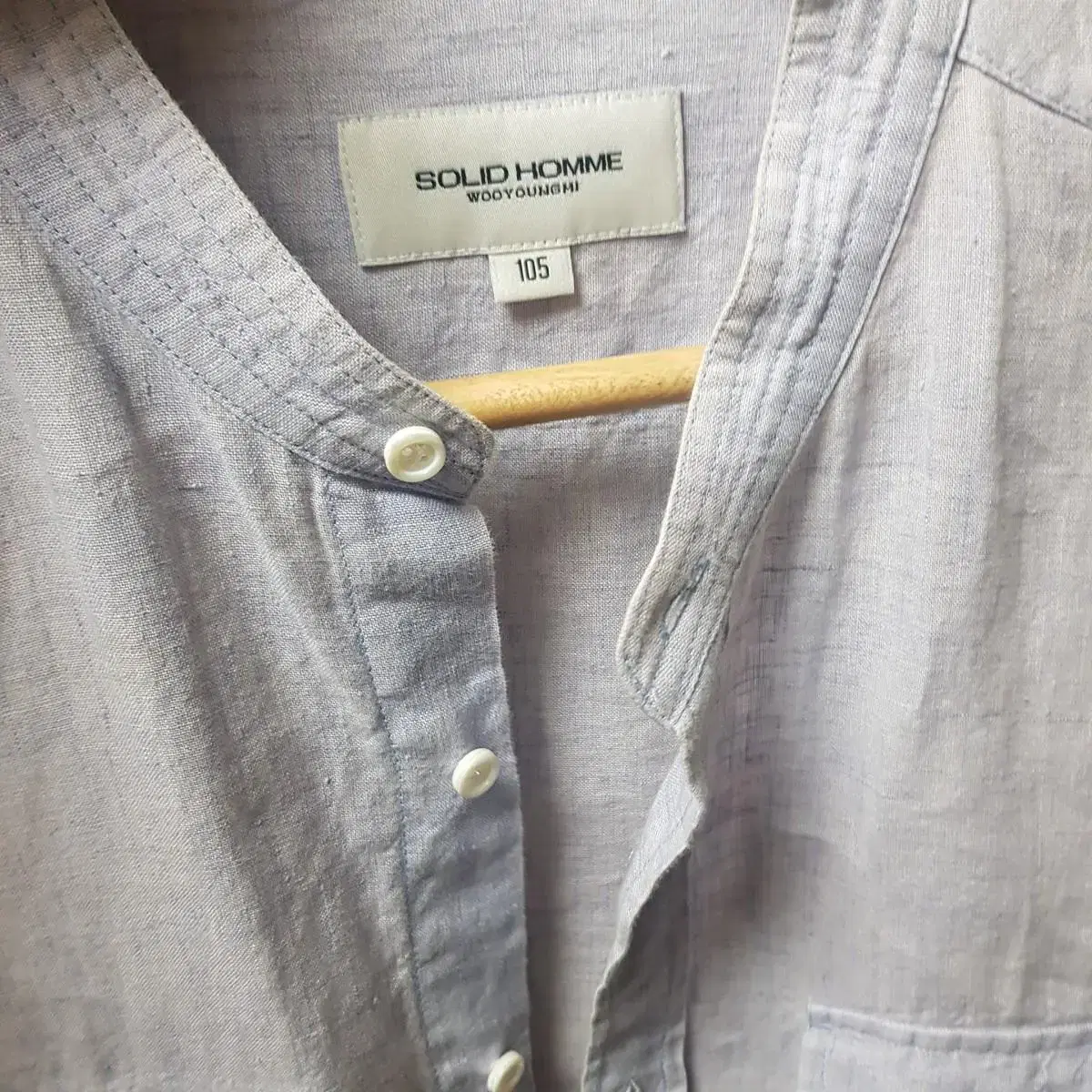 Solid Homme Linen Shirt sells