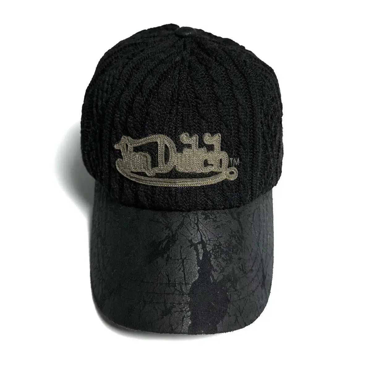 Von Dutch knit patch logo ballcap