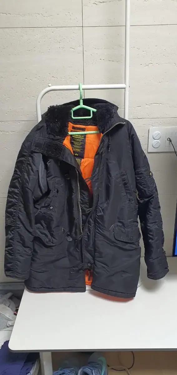 95>Alpine Industry N-3B Black Field Jacket