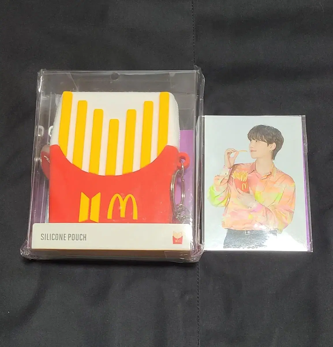 BTS McDonald's Silicone Pow & Yoon Photo Card