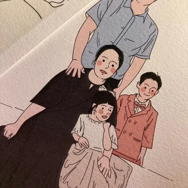 그림 그려드려요 가족 생일 선물 사진 스냅스 이벤트 기념일 편지