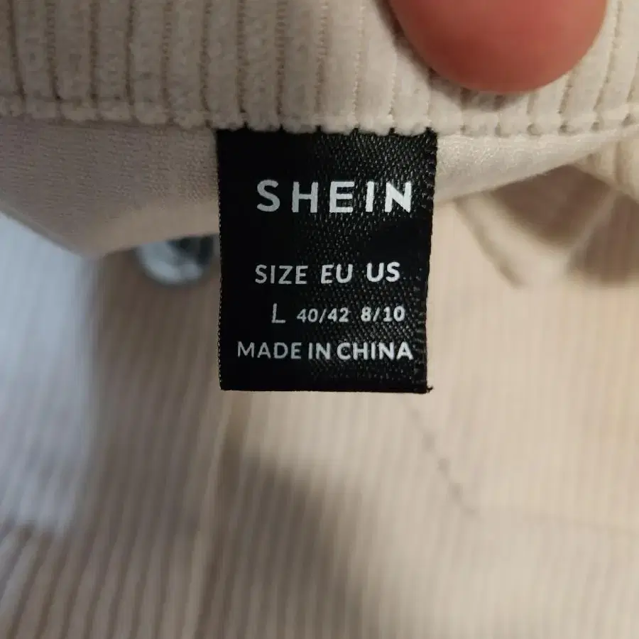 L~XL SHEIN 코듀로이 골덴 자켓