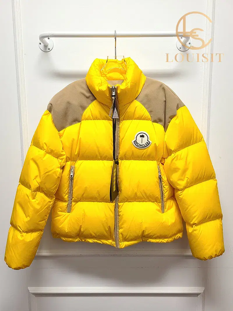 [3] Moncler X Geniuses X Palm Angels Yel Kelsey Padded Jumper