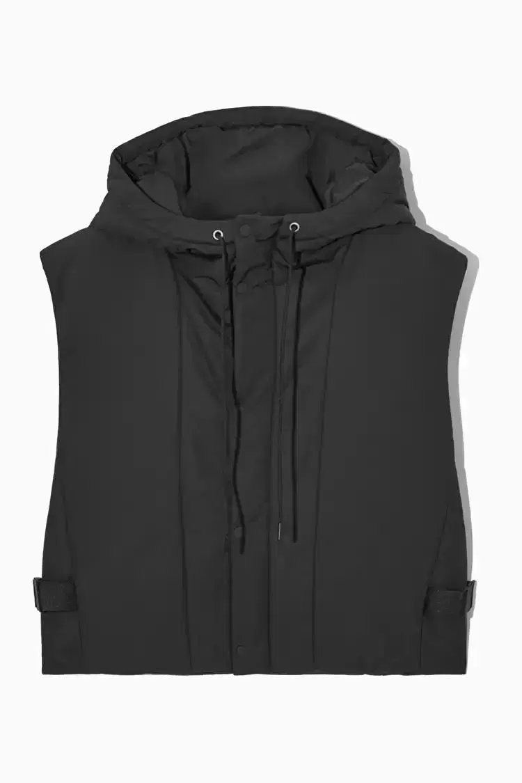 [새상품]cos / 후디드 패디드 질레hooded padded gilet