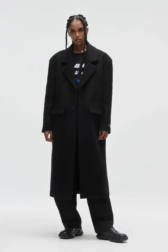 (M) Alexander McQueen x Zara Oversized wool-blend coat