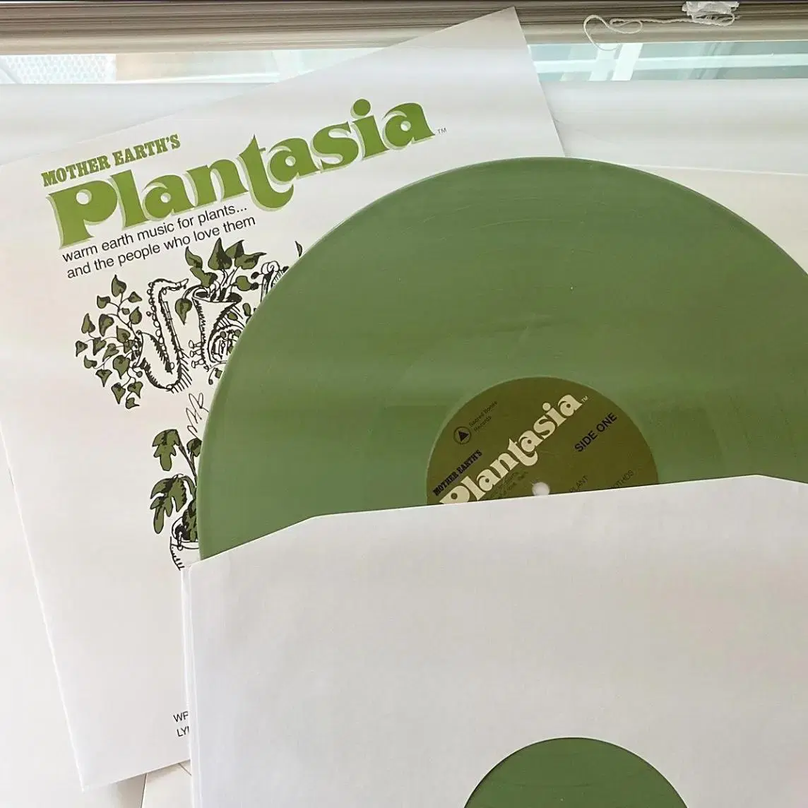 모트 가슨 LP Plantasia 그린 바이닐 미개봉